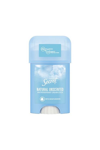 Secret Key Deodorant stick crema, Secret Key Natural, 40 ml