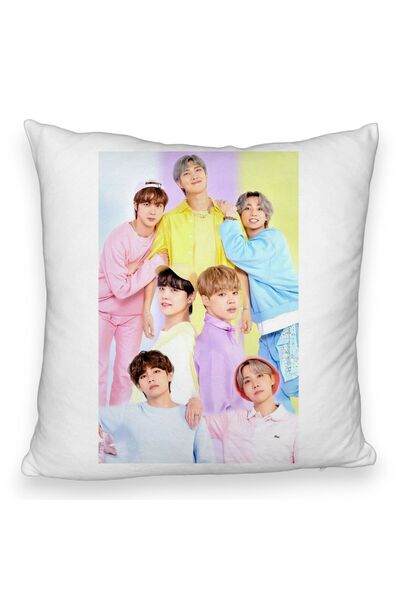 BEKZ Perna Decorativa Fluffy , Stray Kids 13, 45×45 cm, Cu fermoar