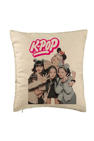 BEKZ Față de pernă K-pop, 40x40 cm, bej