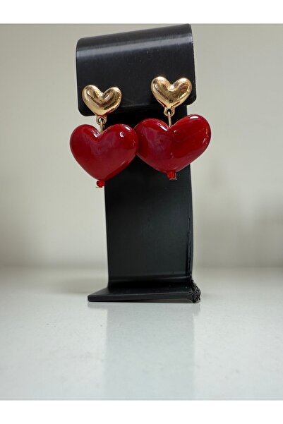 STAİNLES Çelik kalp küpe