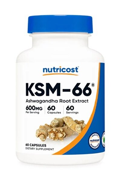 Nutricost Ksm-66 Ashwagand-Ha Root Extract 600 Mg 60 Capsules