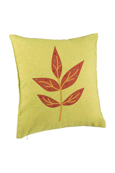 BEKZ Față de pernă, model floral Yuko, 40x40 cm, verde