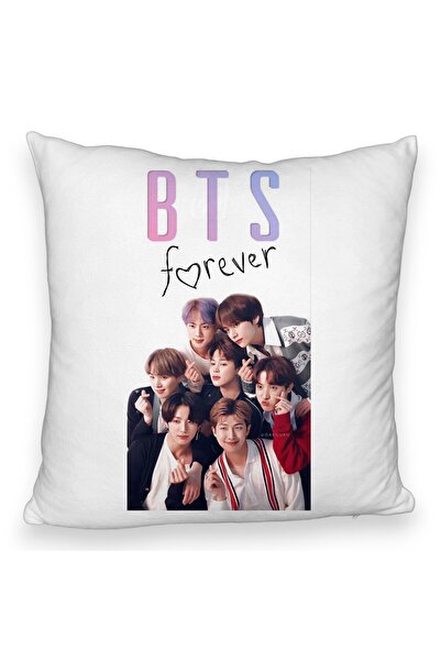 BEKZ Perna Decorativa Fluffy BTS Army 13, 45×45 cm, Cu fermoar