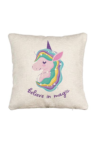 BEKZ Fata de perna Canapea, Model Princess, 40x40 cm, Cu fermoar