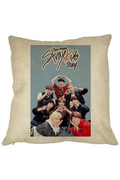 BEKZ Față de pernă, Stray Kids 15, 40×40 cm
