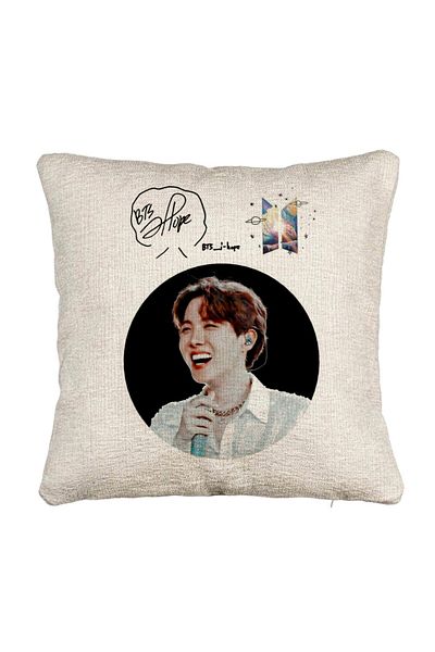 BEKZ Perna Decorativa Canapea BTS Jin, 40x40 cm, Cu fermoar