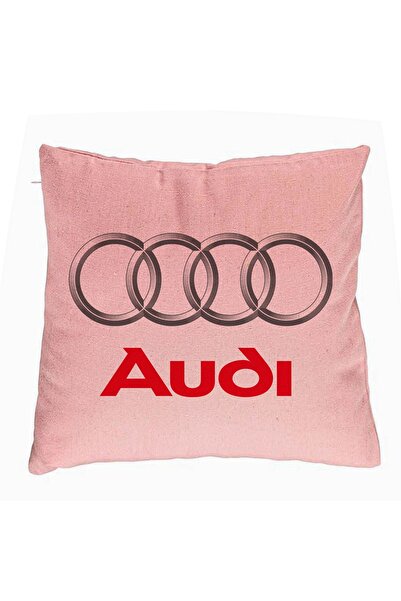 BEKZ Perna Decorativa, Audi, 40x40 cm, Roz, Husa Detasabila, Burduf