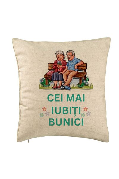BEKZ Față de pernă pentru bunici 9, 40x40 cm, bej