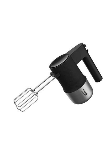 Beko Hand Mixer BEKO HMM81504BX, 500W, 4 Speeds, Black-Silver