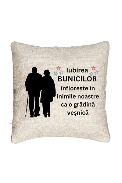 BEKZ Fata de perna Canapea pentru Bunici 1, 40x40 cm, Cu fermoar