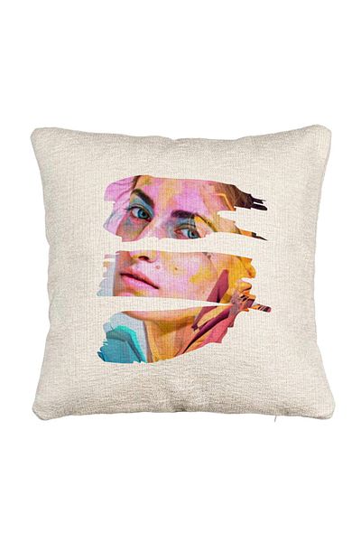 BEKZ Perna Decorativa Canapea, Model Photo Art, 40x40 cm, Cu fermoar