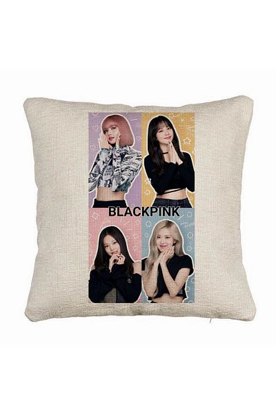 BEKZ Față de pernă pentru canapea Blackpink, model 9, 40x40 cm