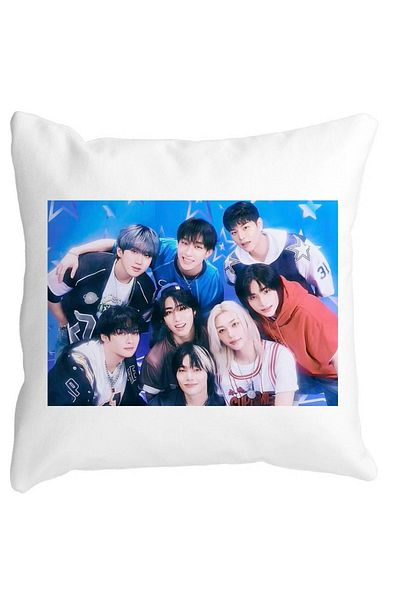 BEKZ Pillowcase, Stray Kids, 40×40 Cm, White, Matte