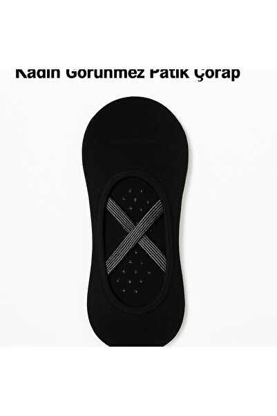 ÖZKAHRA TEKSTİL Γυναικείες αντιολισθητικές κάλτσες αόρατης σόλας