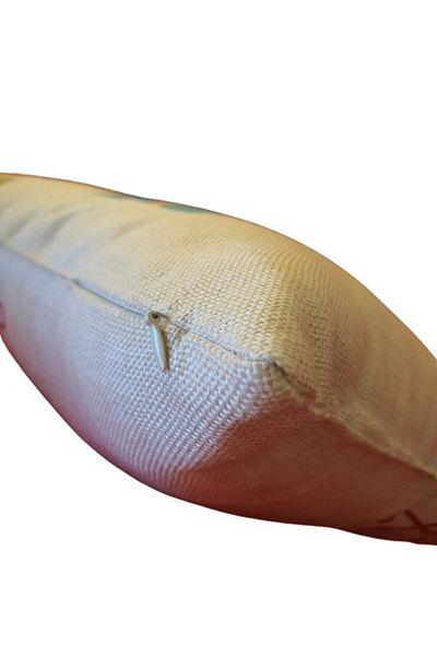 BEKZ Perna Decorativa Patrata Masina Sport, 40x40 cm, Husa Detasabila, Burduf