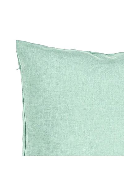 BEKZ Perna Decorativa cu tematica de Craciun, Gnom 5, 40x40 cm, Verde Menta, Husa Detasabila, Burduf