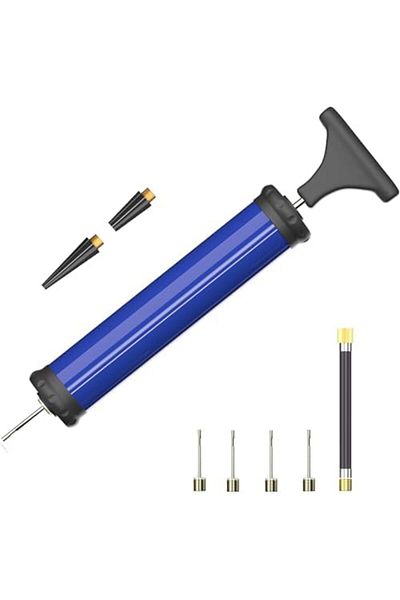 Generic DDUO Portable Ball Pump, Air Pump Kit with Needle, Nozzle, Extension Hose for Basketball, Football,