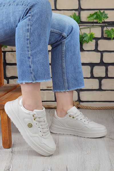 U.S. Polo Assn. Emora Comfort Sole Women's Sneaker Shoes Beige