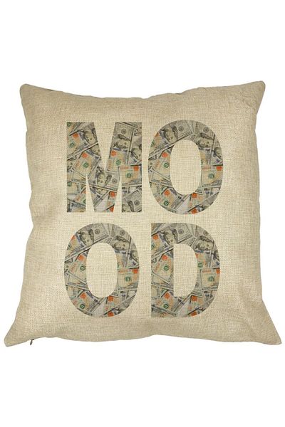 BEKZ Perna Decorativa Mood, 40×40 cm, Husa Detasabila, Burduf