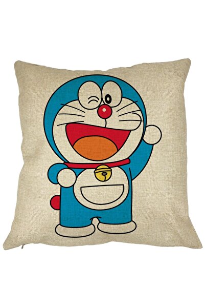 BEKZ Față de pernă pătrată pentru copii Doraemon, 40x40 cm