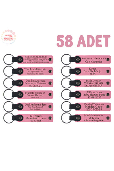 Miaju Pink, High School Class Special Graduation Souvenir, Name Written Keych...