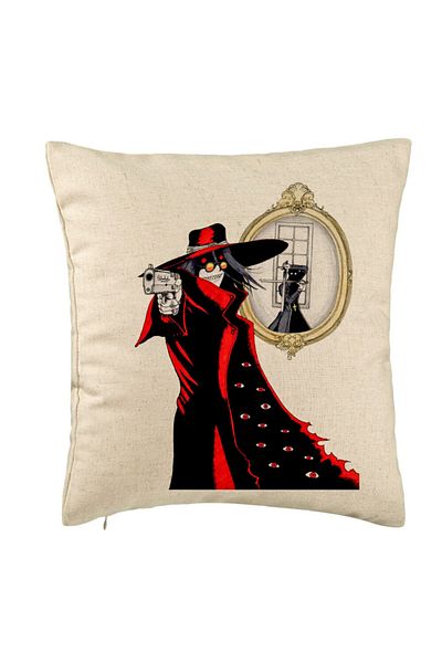 BEKZ Perna Decorativa cu Hellsing, 40x40 cm, Bej, Husa Detasabila, Burduf