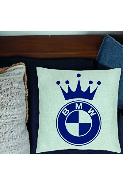 BEKZ Față de pernă, model emblemă BMW King, 40x40 cm, verde mentă