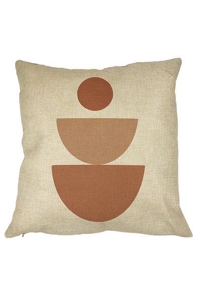 BEKZ Perna Decorativa Model Abstract Creativ 5,40x40 cm, Husa Detasabila, Burduf