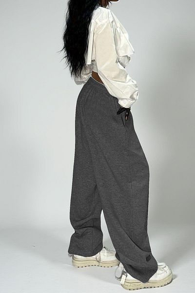 BSBSPOR 2 Thread Summer Adjustable Long Men's / Women's Sweatpants Ultra Loose Fit