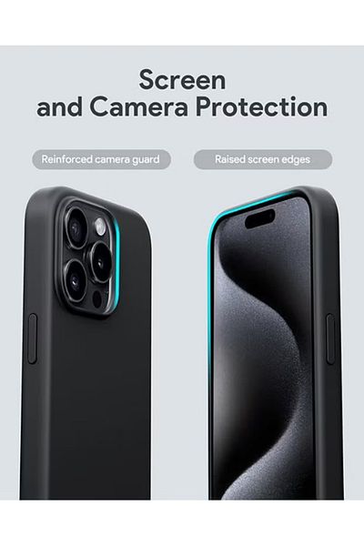 AUKEY Magnetic Hrd-Shell Phone Case Midnight iPhone 15 Pro Max Black PC-GJ10DMidnight