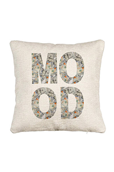 BEKZ Fata de perna Canapea, Model Mood, 40×40 cm, Cu fermoar