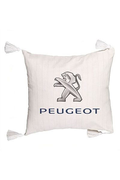 BEKZ Fringed Pillowcase, Peugeot, 45×45 cm, With zipper