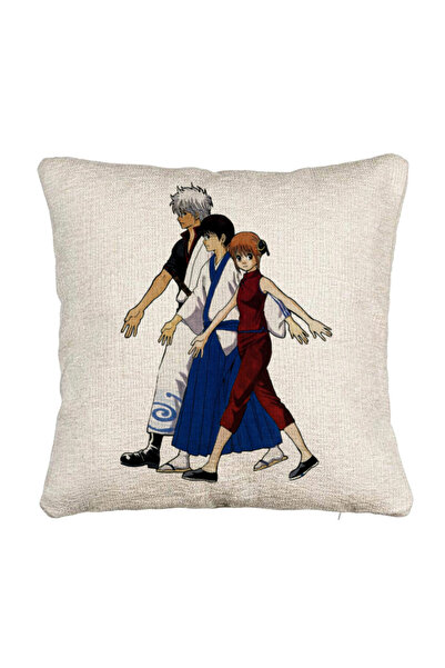 BEKZ Fata de perna Canapea cu Gintama, 40x40 cm, Cu fermoar