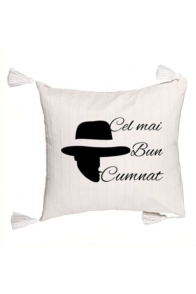 BEKZ Fringed Pillowcase for Brother-in-law 2, 45x45 cm, With zipper