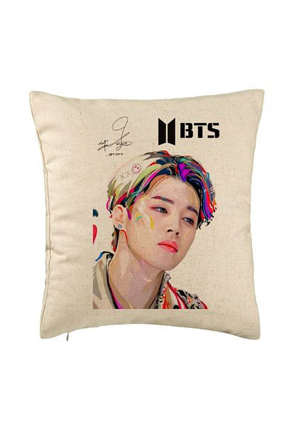 BEKZ Față de pernă Bts Jimin, 40x40 cm, bej