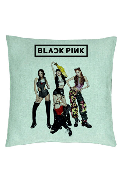 BEKZ Διακοσμητικό μαξιλάρι BlackPink, Μοντέλο 3, 40x40 cm, Πράσινο της Μέντας...