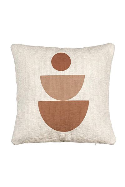 BEKZ Fata de perna Canapea, Model Abstract Creativ 5, 40x40 cm, Cu fermoar