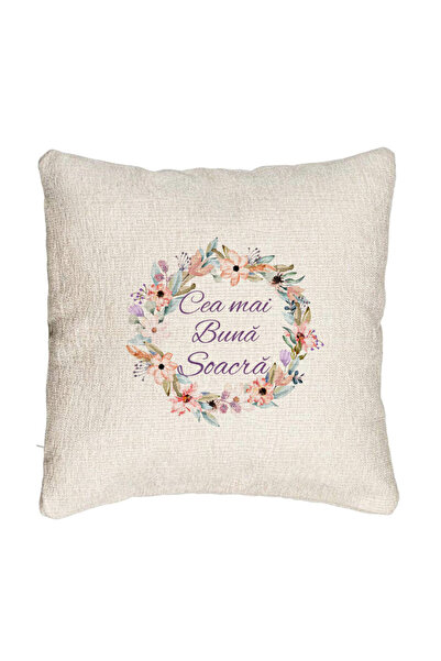 BEKZ Perna Decorativa Canapea pentru Soacra 2, 40x40 cm, Cu fermoar