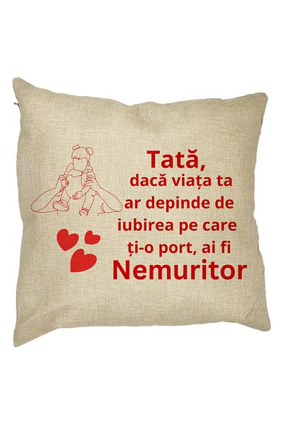 BEKZ Față de pernă pentru tată 2,40x40 cm