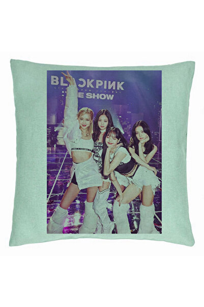 BEKZ Μαξιλαροθήκη Blackpink, Μοντέλο 7, 40x40 εκ., Πράσινο της μέντας