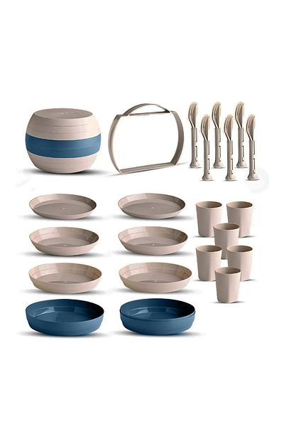 EVSTYLE Round Picnic Set - 32 Pieces
