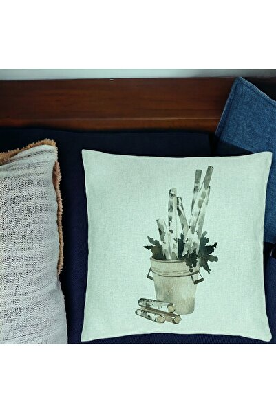 BEKZ Perna Decorativa cu tematica de Craciun, 9, 40x40 cm, Verde Menta, Husa ...