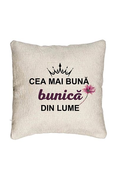 BEKZ Fata de perna Canapea pentru Bunica 12, 40x40 cm, Cu fermoar