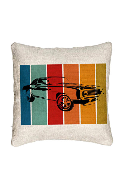 BEKZ Perna Decorativa Canapea, Model Retro Car, 40x40 cm, Cu fermoar