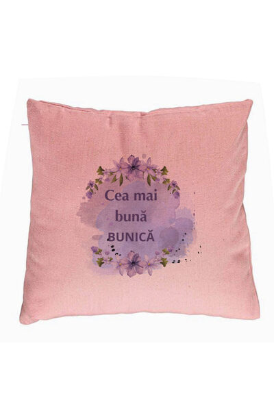BEKZ Față de pernă pentru bunica 1, 40x40 cm, roz