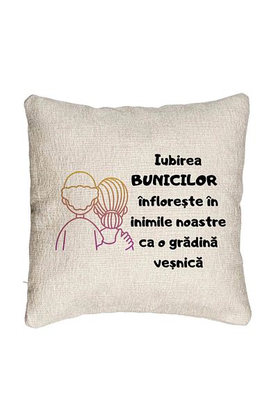 BEKZ Fata de perna Canapea pentru Bunici 10, 40x40 cm, Cu fermoar