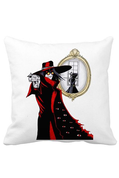 BEKZ Hellsing Pillowcase, 40x40 Cm, White, Matte