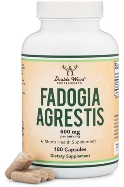 Double Wood Supplements Fadogia Agrestis 600mg Per Serving (180 Capsules)