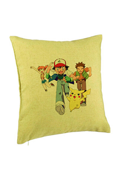 BEKZ Față de pernă Pokemon Pikachu, 40x40 cm, verde