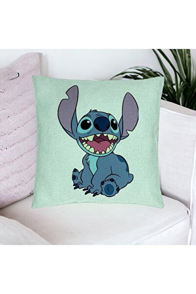 BEKZ Față de pernă, model de desene animate Lino, 40x40 cm, verde mentă